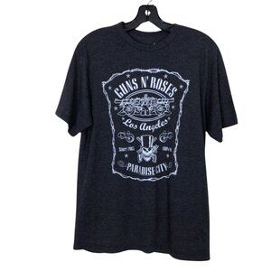Bravado T Shirt Women’s M Medium Gray Guns N’ Roses Band Graphic Tshirt